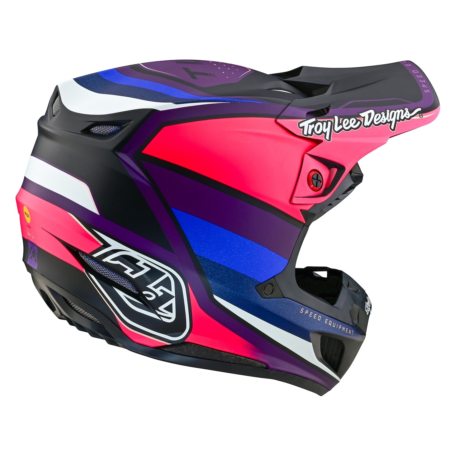 Casco Troy Lee Designs Se5 Composite Reverb Black / Purple